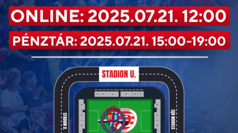 Mától vásárolhatók jegyek a hétvégi bajnokira